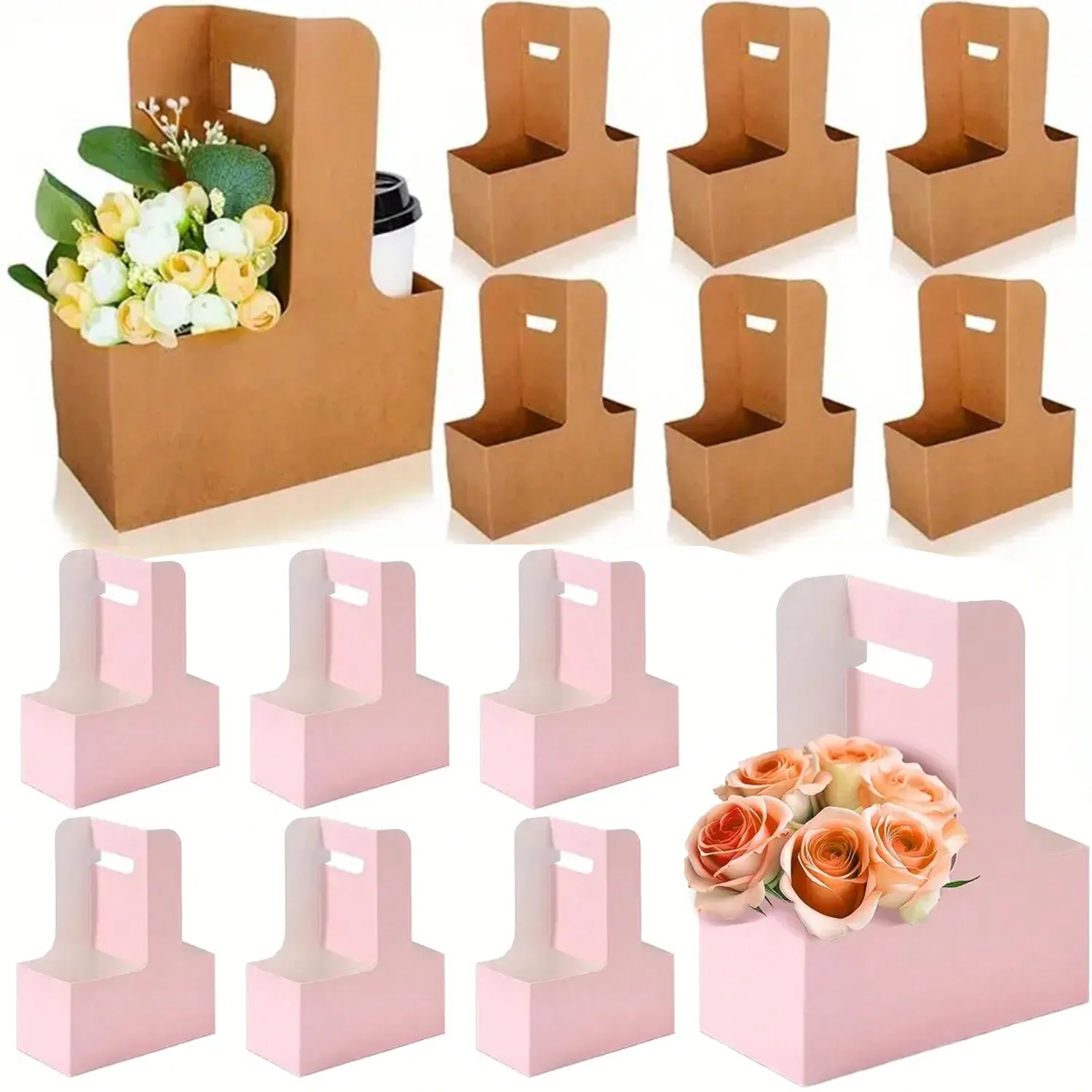 Flower Wrap Kraft - 크래프트 종이 꽃 꽃다발 선물 가방
