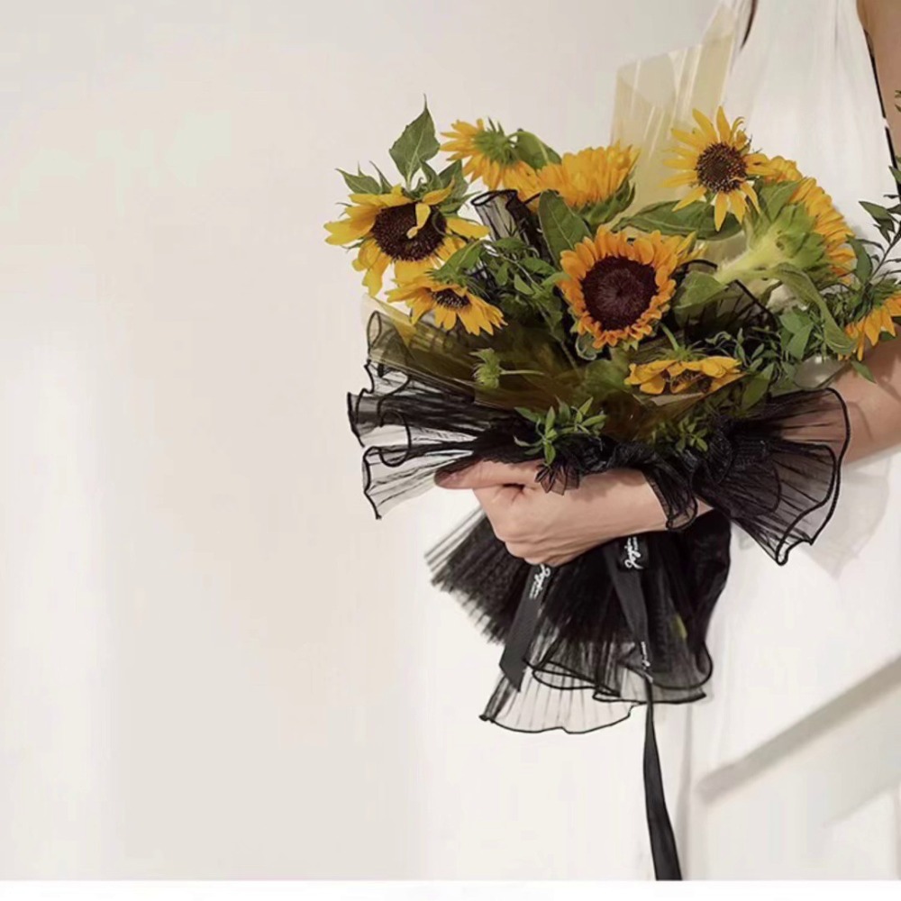 진주 레이스 꽃 포장 천 웨이브 원사 꽃집 선물 포장지 - Flower Wrap Kraft 리뷰 및 가격