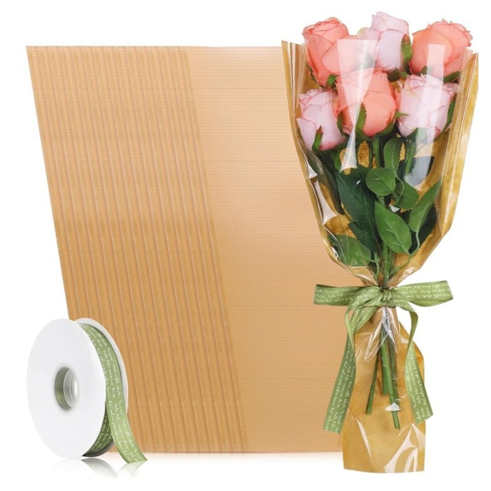 50개입 라이트 커피색 꽃 포장 봉투 크라프트지 45x - Flower Wrap Kraft 리뷰 및 가격